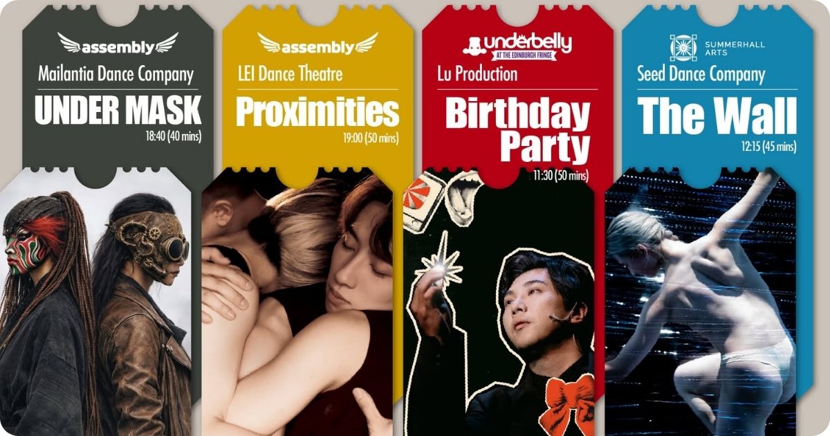 Taiwanese Performing Arts Groups at Edinburgh Festival Fringe